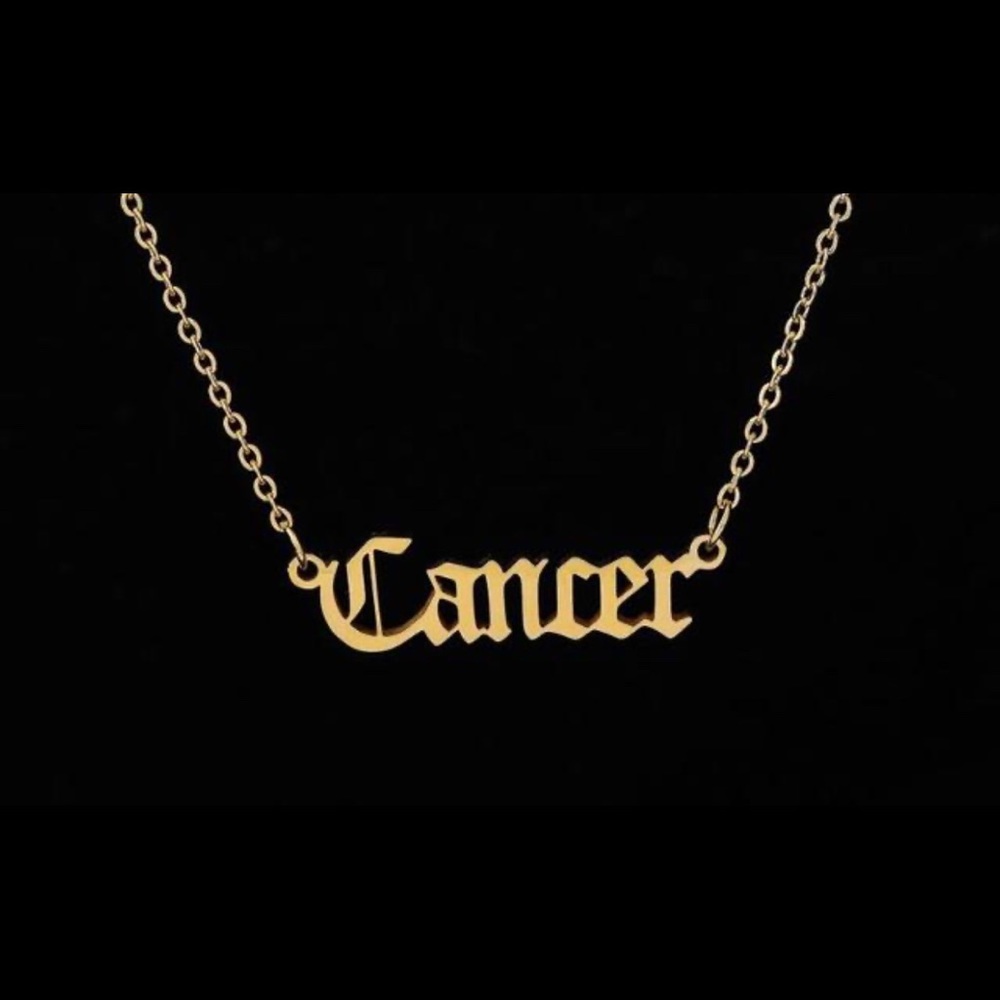 Zodiac sign necklace “gold” stainless steel